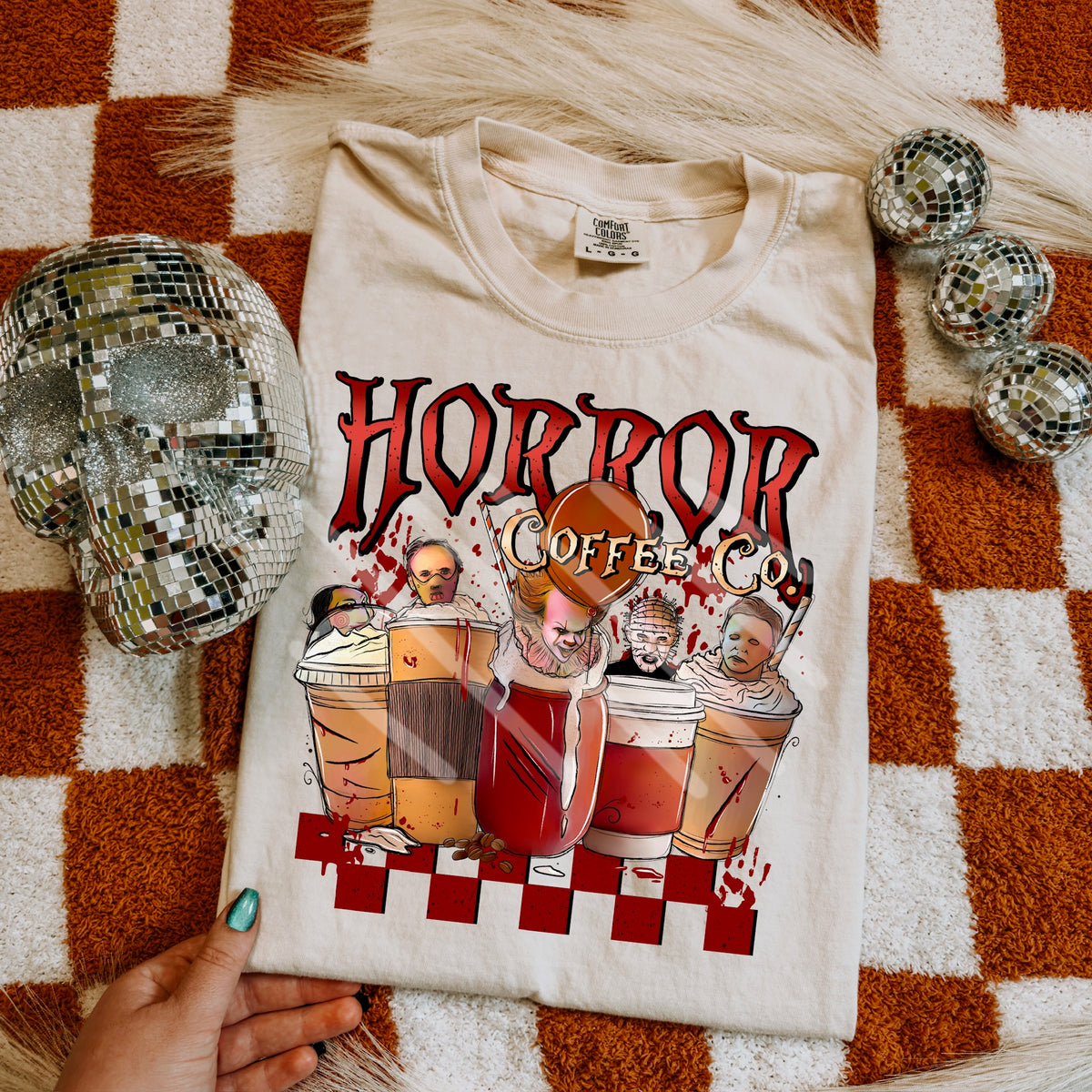Horror Coffee with balloon (cstage) 114289 DTF transfer