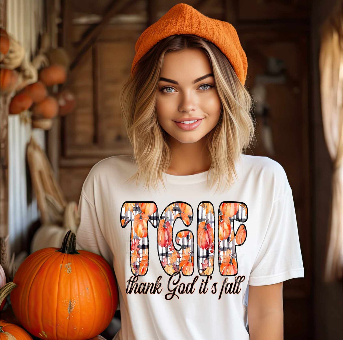 TGIF thank god it’s fall (DD) 60860 DTF transfer