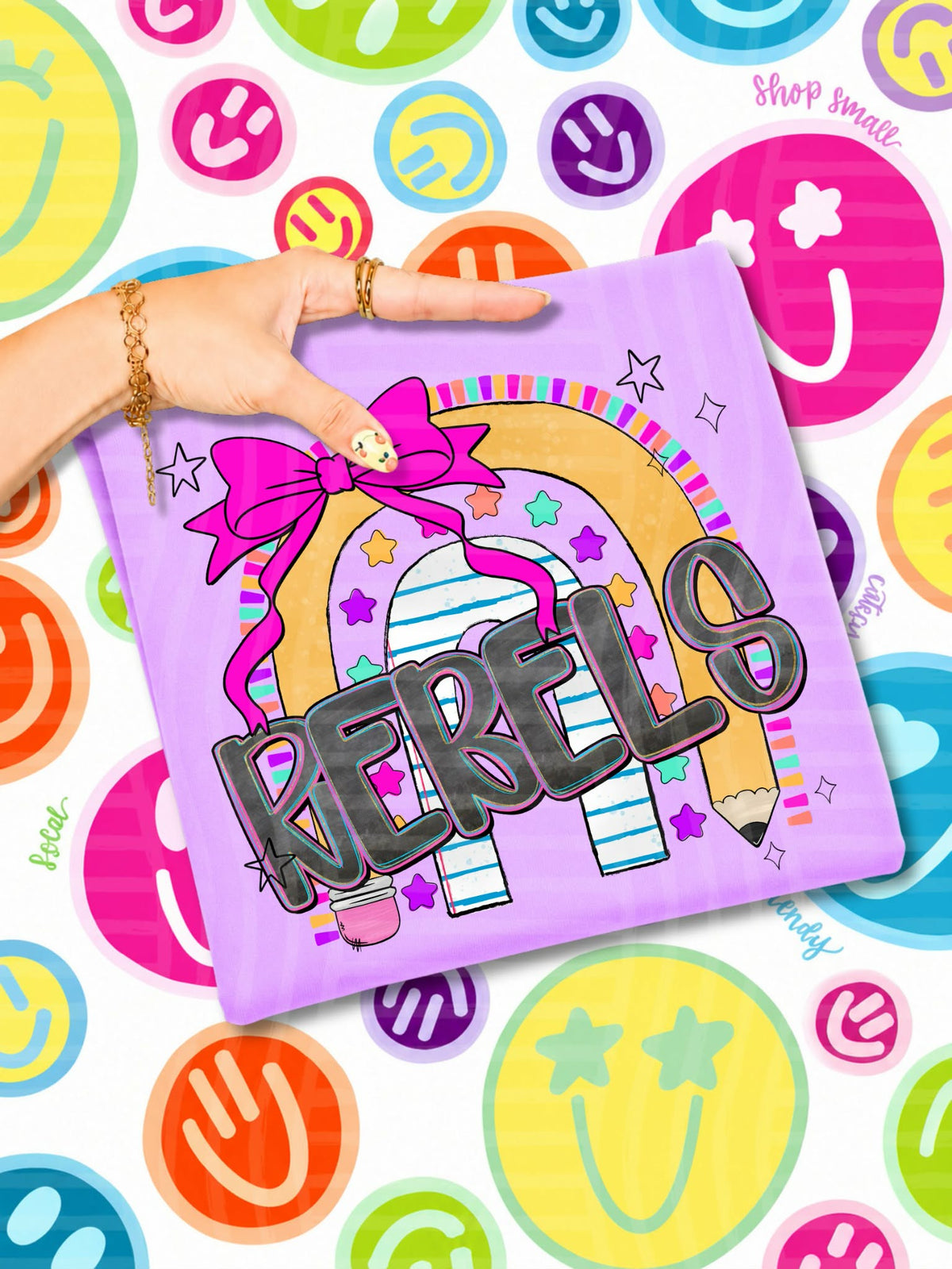 Rebels Rainbow crayon (caplinger) DTF Transfer