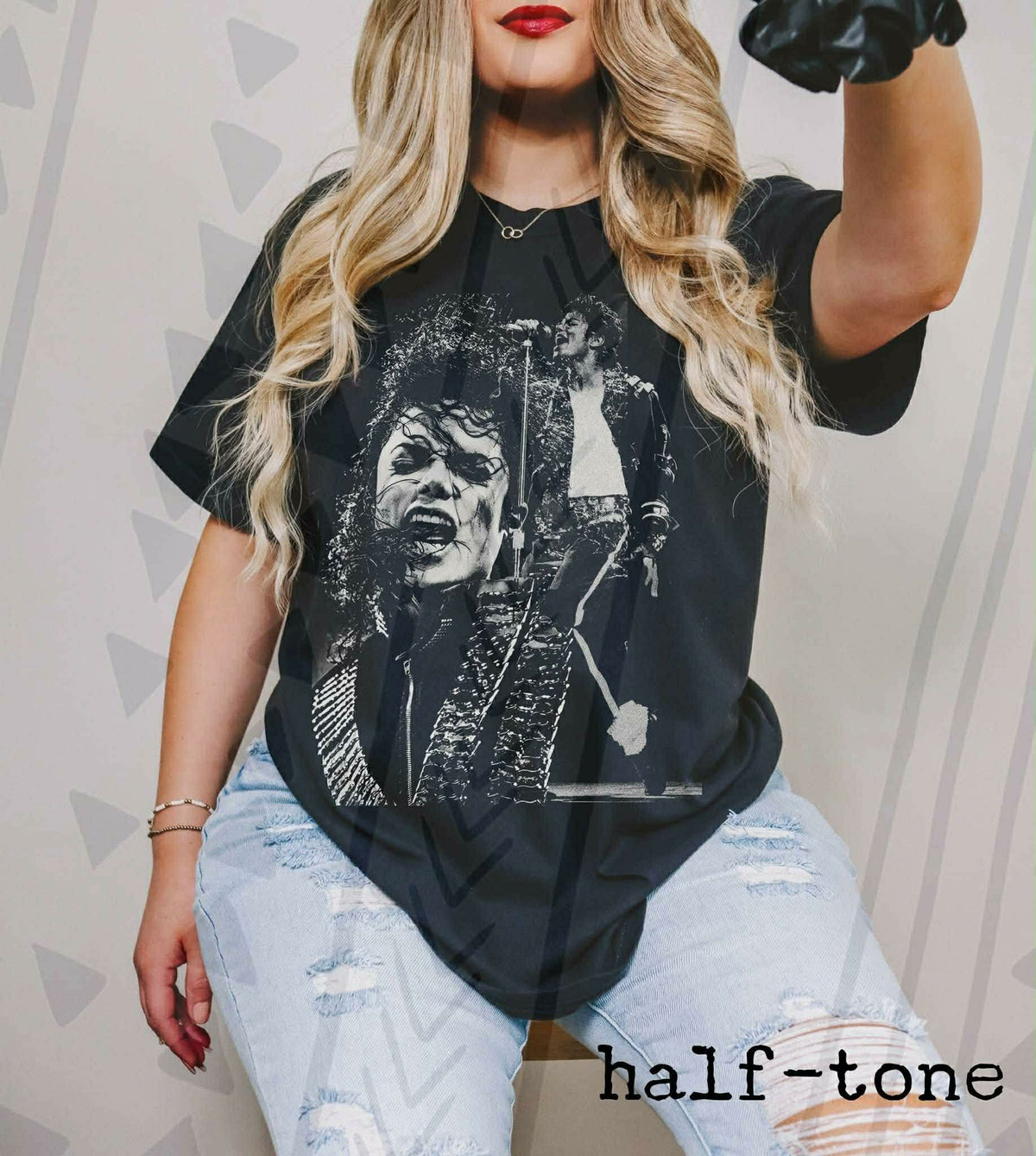 Halftone MJ (Tgg) DTF Transfer