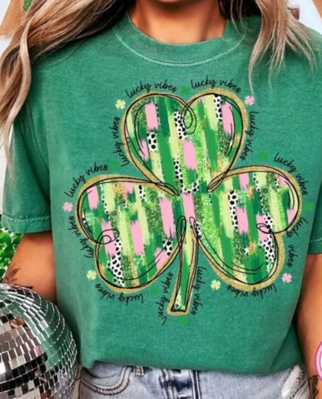 Brushstroke clover 87798 DTF transfer