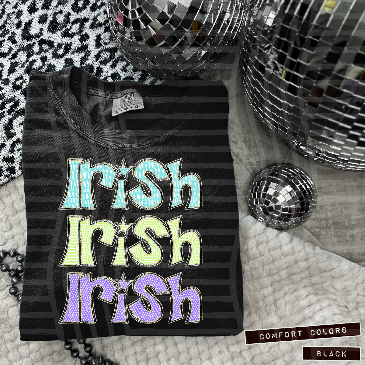 Irish Pastel Star Stacked (Caplinger) 101618 DTF transfer