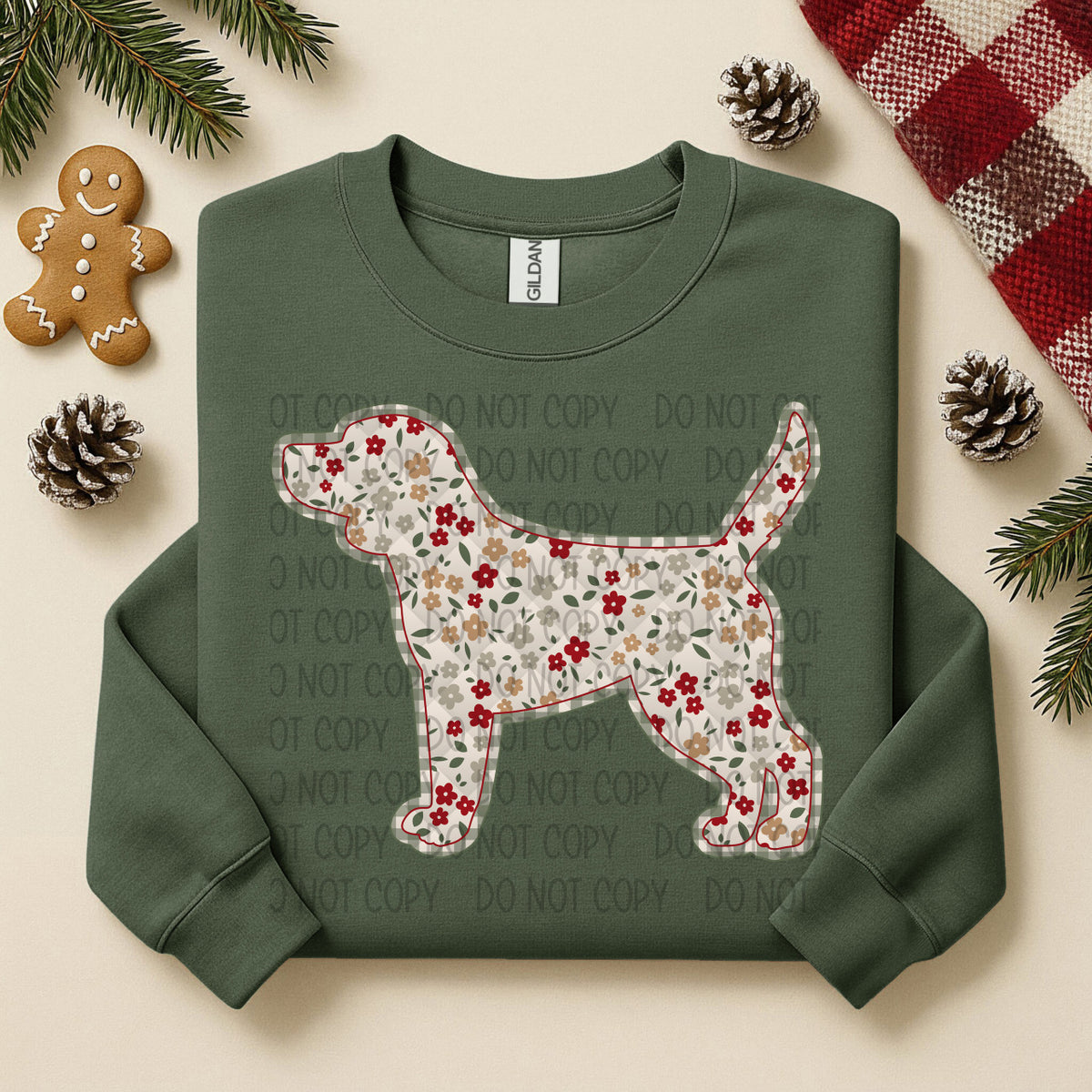 Beagle Floral (SWD) DTF TRANSFER