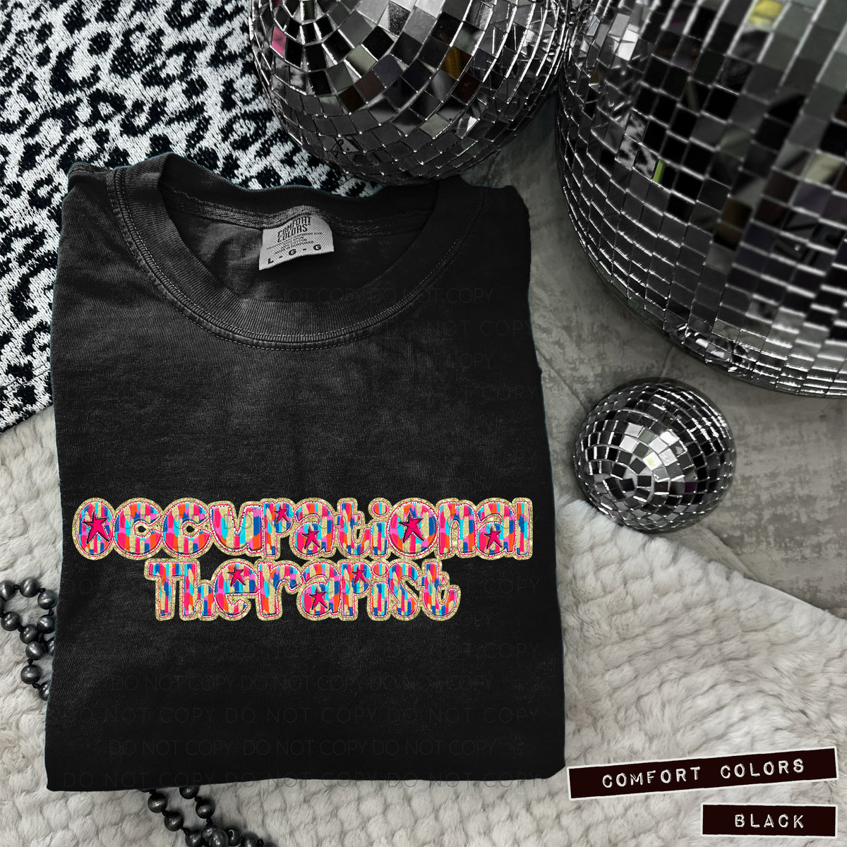 Occupational Therapist Tutti Brushstrokes (Caplinger) DTF transfer