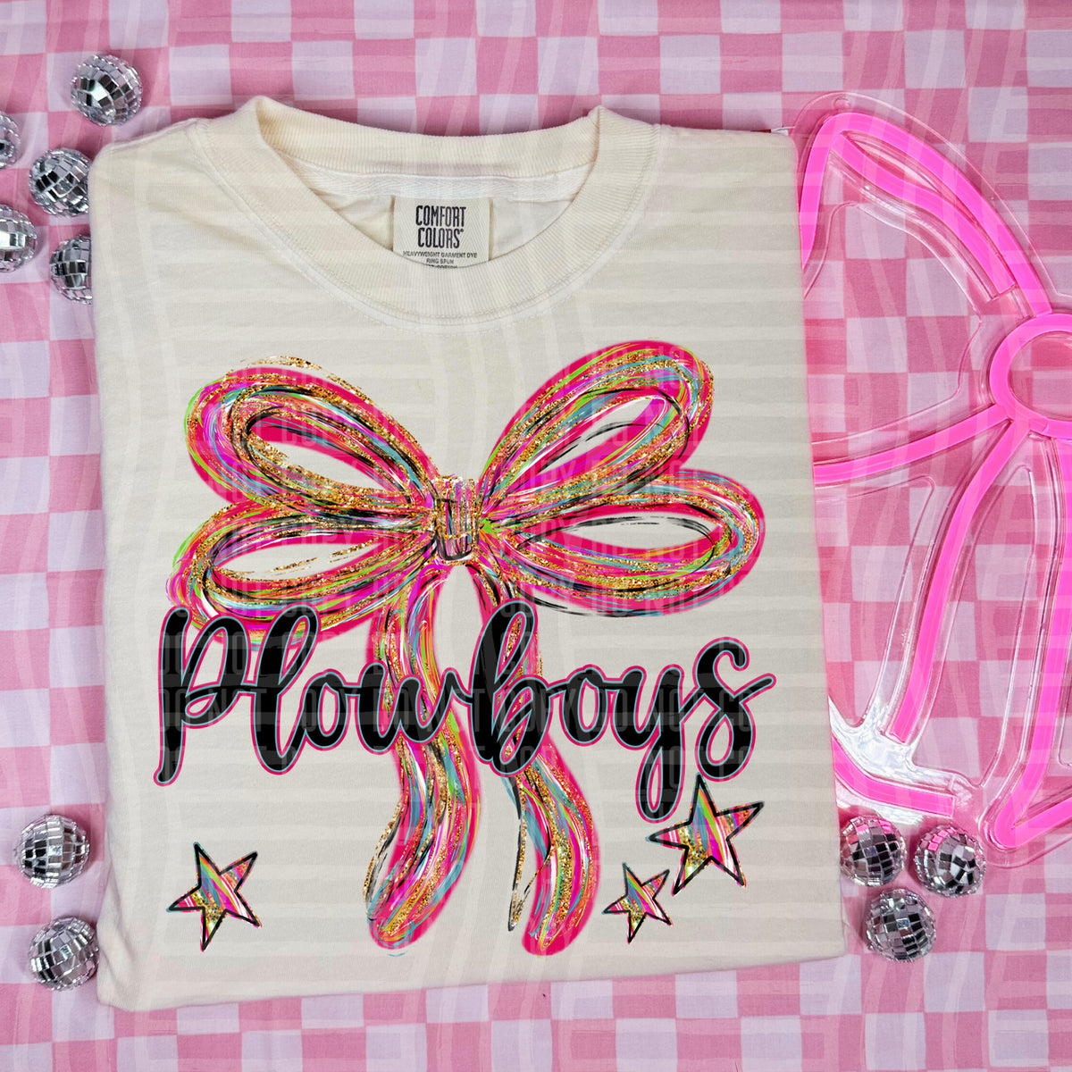 Plowboys Whimsical Bow (caplinger) DTF transfer