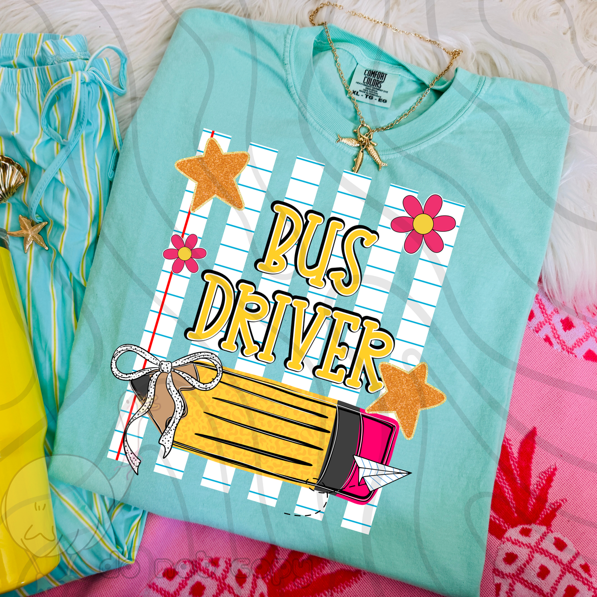 Bus driver pencil stripes (DKD) DTF Transfer
