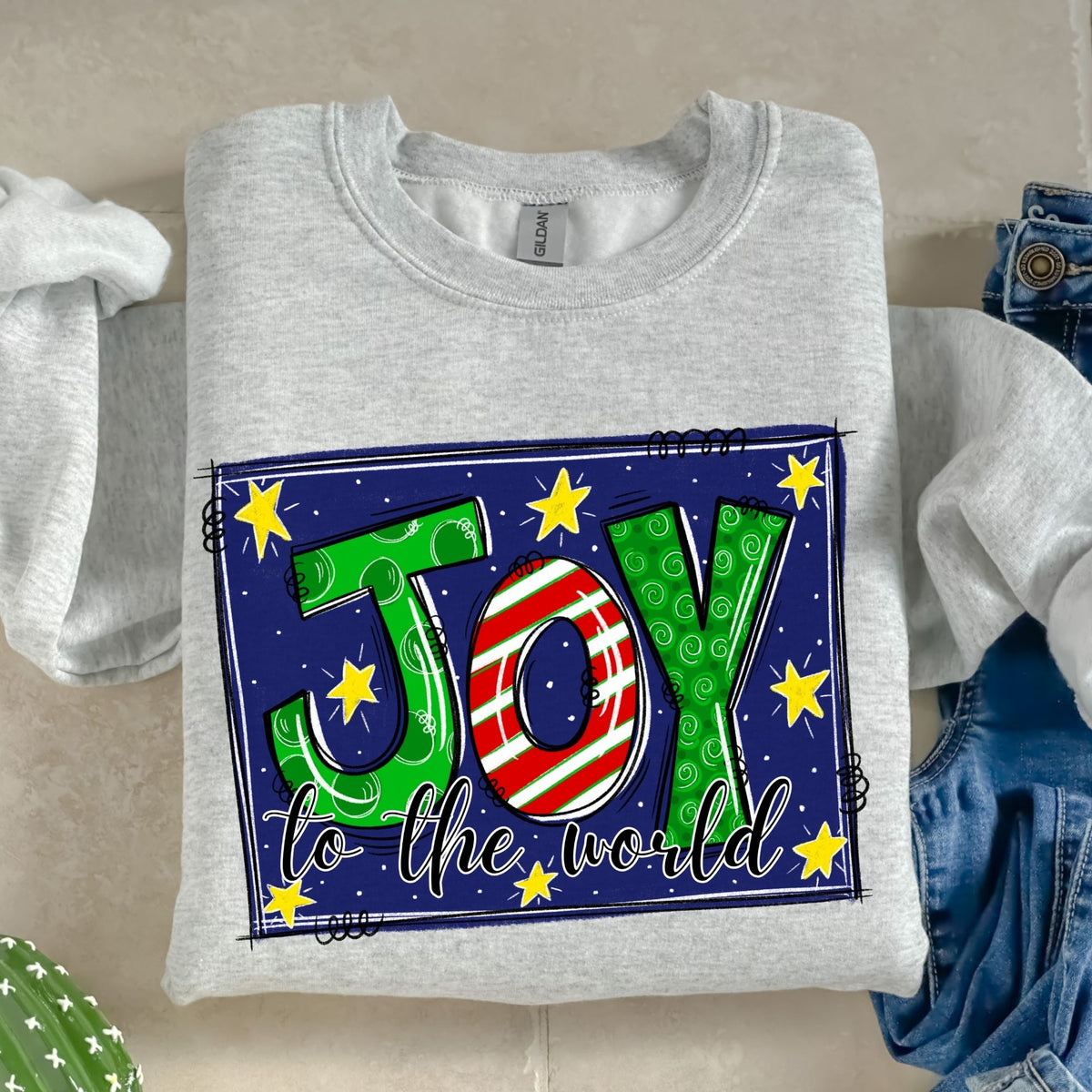 Joy To The World-38661-DTF transfer