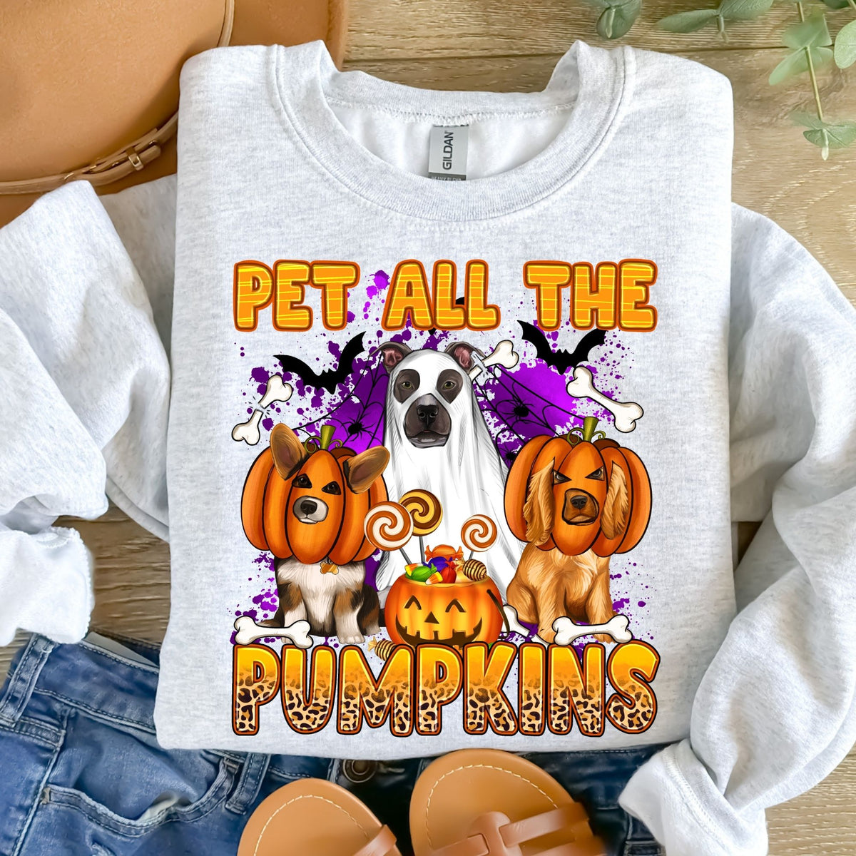 Pet All The Pumpkins-38356-DTF transfer