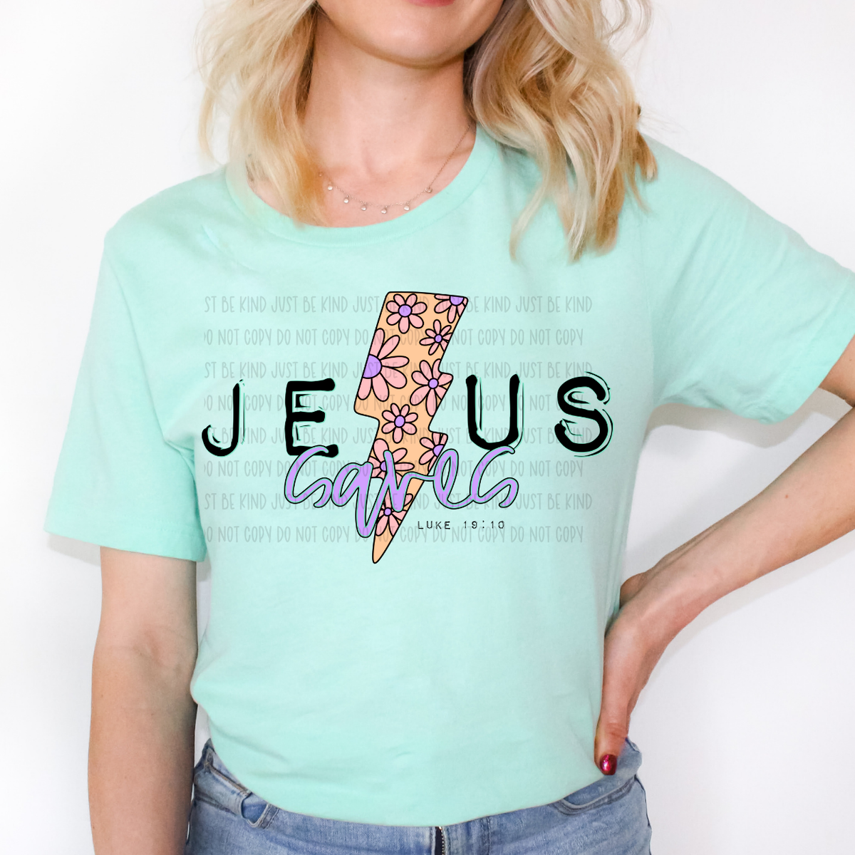 Jesus Saves (Kayndi) 72971 DTF Transfer