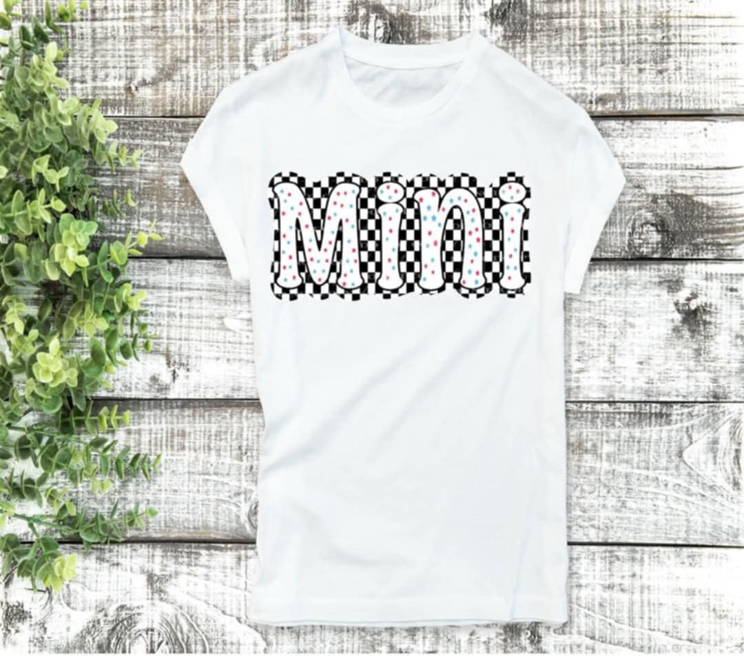 Mini checkered (Linda) 99700 DTF transfer