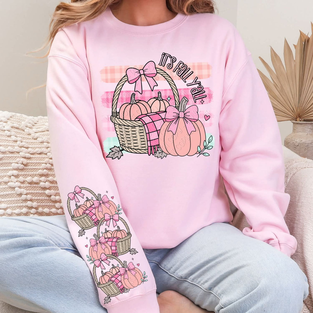 It’s fall yall pink SLEEVE (DWS) DTF Transfer