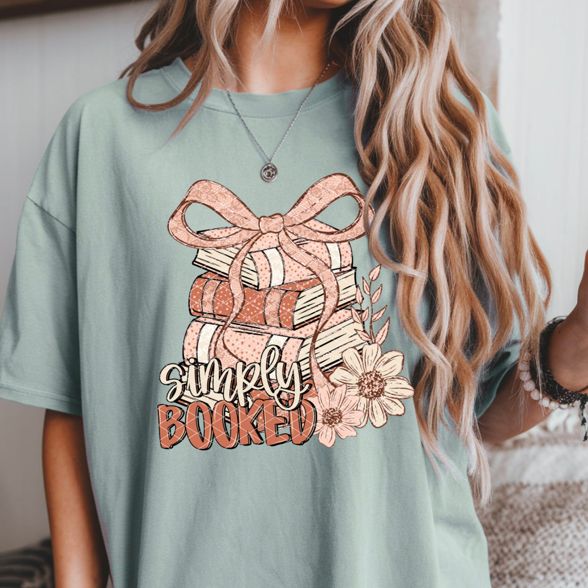 Simply Booked stack (SDD) DTF transfer