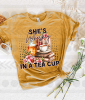 Shes whiskey in a tea cup DTF transfer 13979