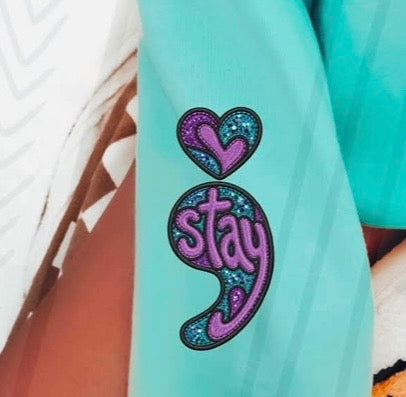 Stay semicolon (Kai) DTF Transfer