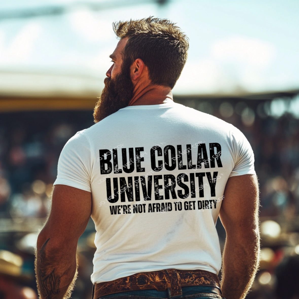 Blue Collar University 103765 DTF transfer