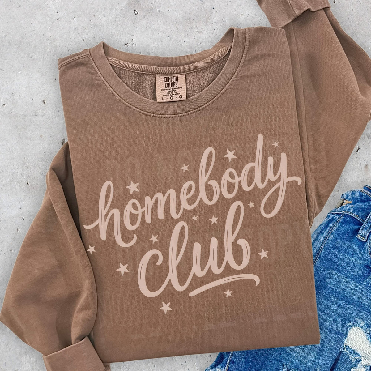 Homebody club cursive (SBB) DTF Transfer