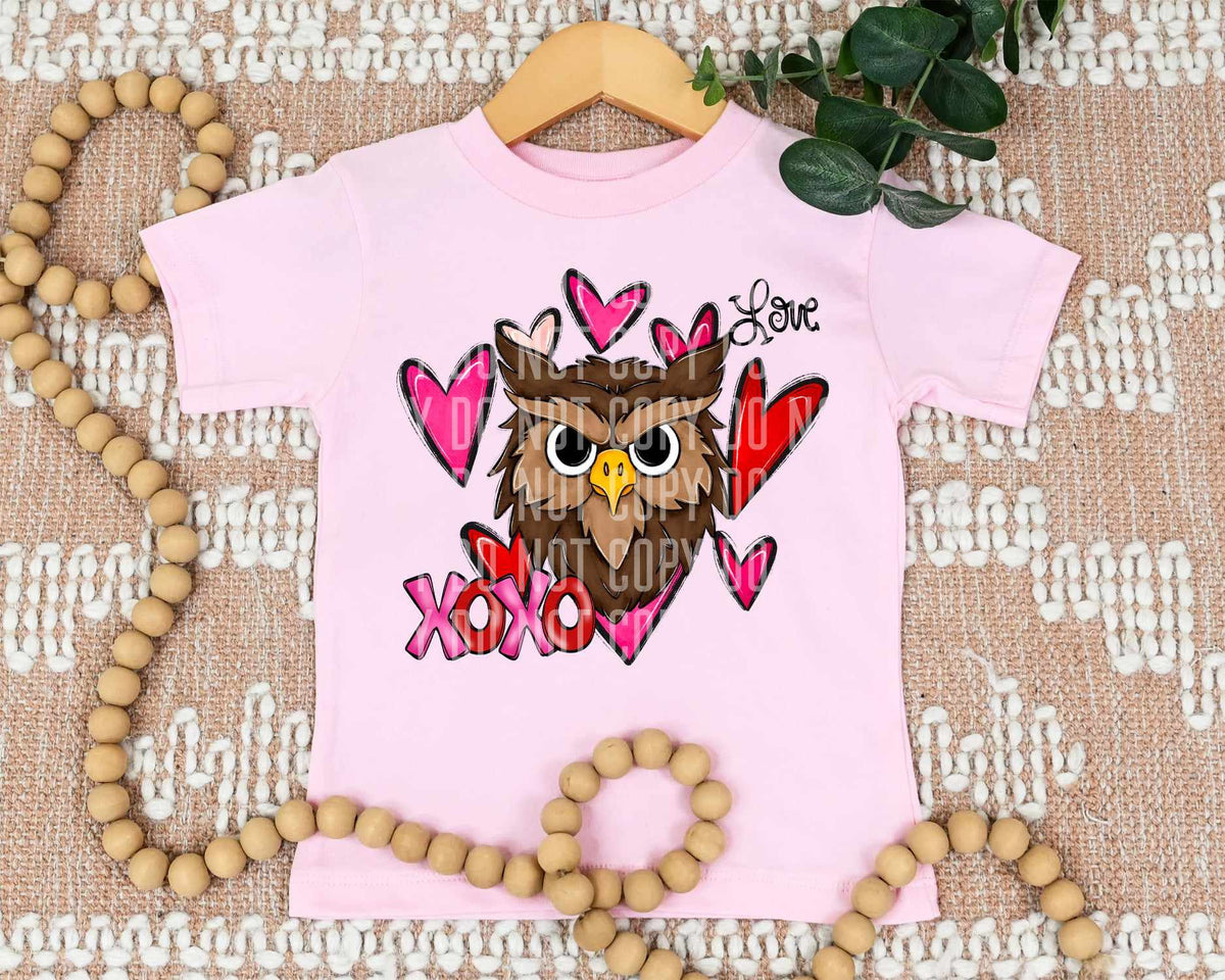 Xoxo owl (caplinger) 73369 DTF transfer