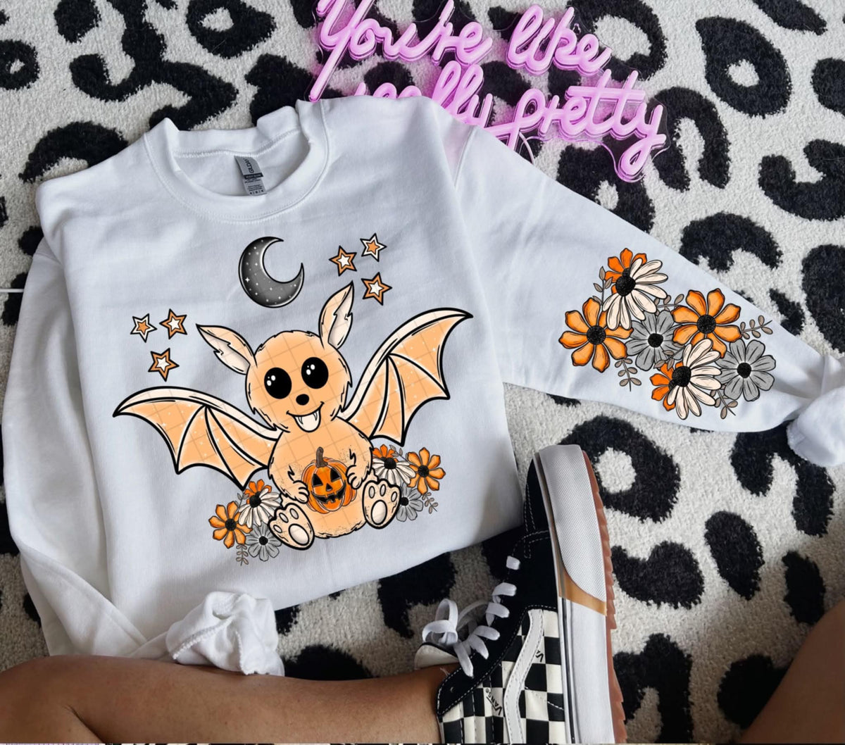 Fall bat FRONT (Linda) 107896 DTF transfer