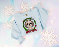 Shih Tzu Happy Pawlidays 30323 DTF TRANSFER