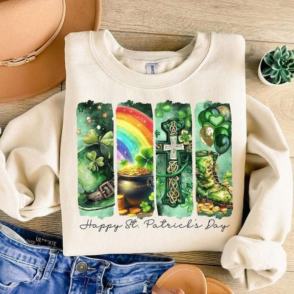 Happy st Patrick’s day rectangle 77609 DTF transfer