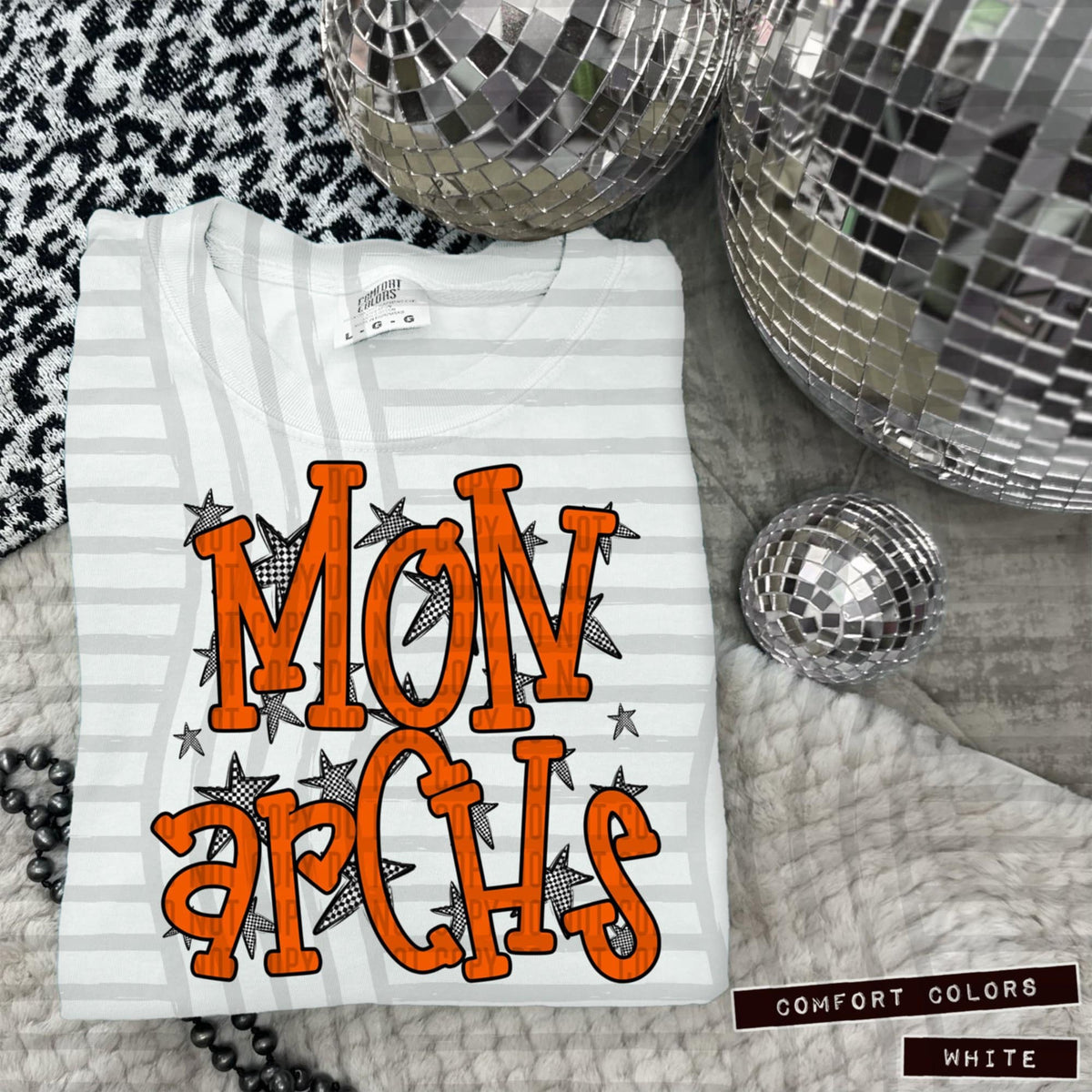 Orange Staggered Mascots (Caplinger)