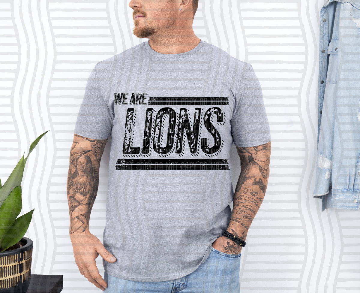 We Are Lions Game Day Grit (Caplinger) DTF transfer