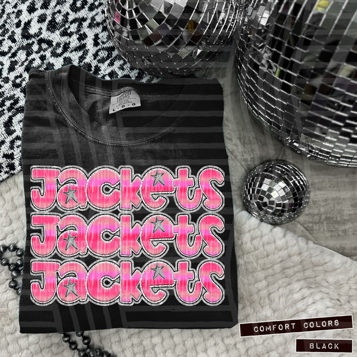 Jackets Pink Stacked (Caplinger) 101956 DTF transfer