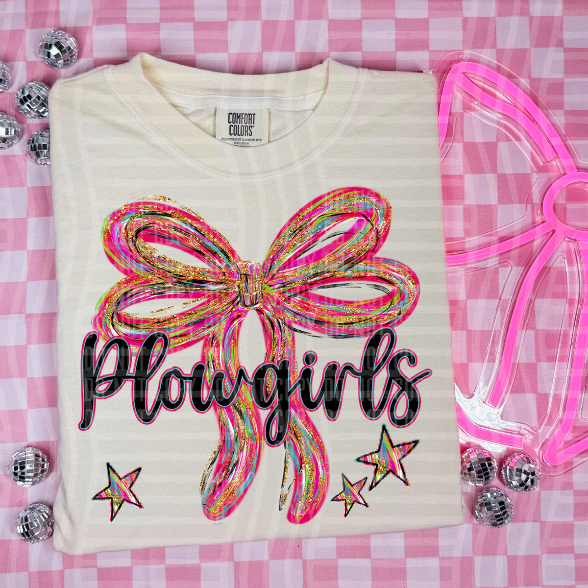 Plowgirls Whimsical Bow (caplinger) DTF transfer