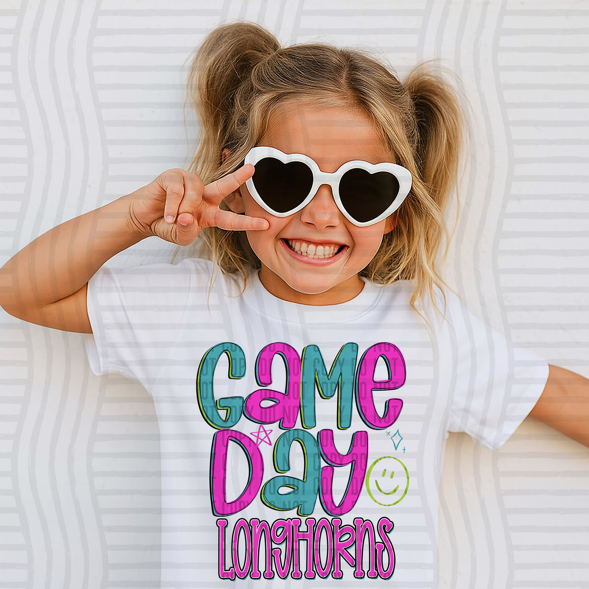 Game day girly Longhorns (Caplinger) DTF Transfer