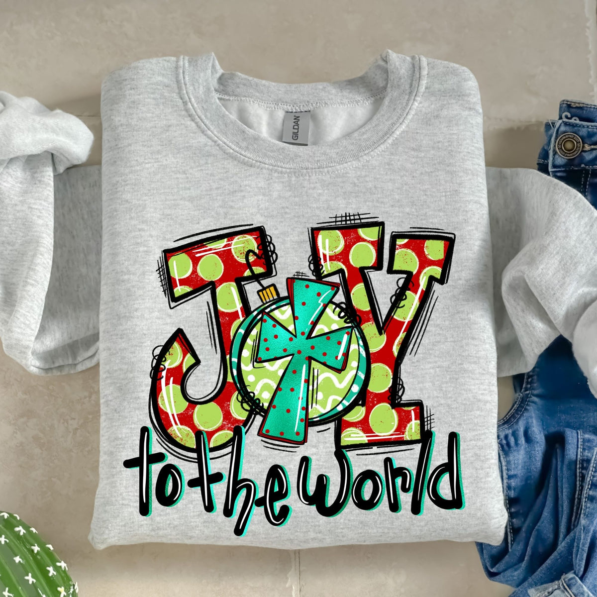 Joy To The World-38660-DTF transfer