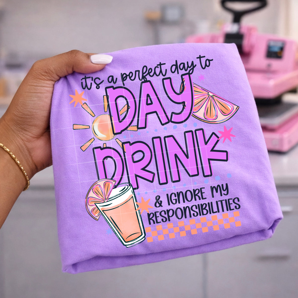 Perfect day to day drink (CSC) DTF Transfer