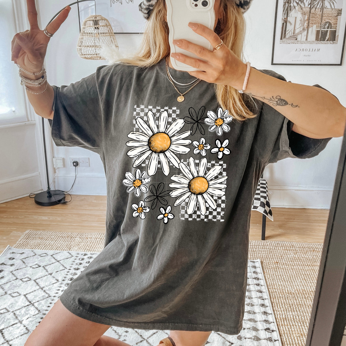 Daisys and checkers (CSC) DTF Transfer