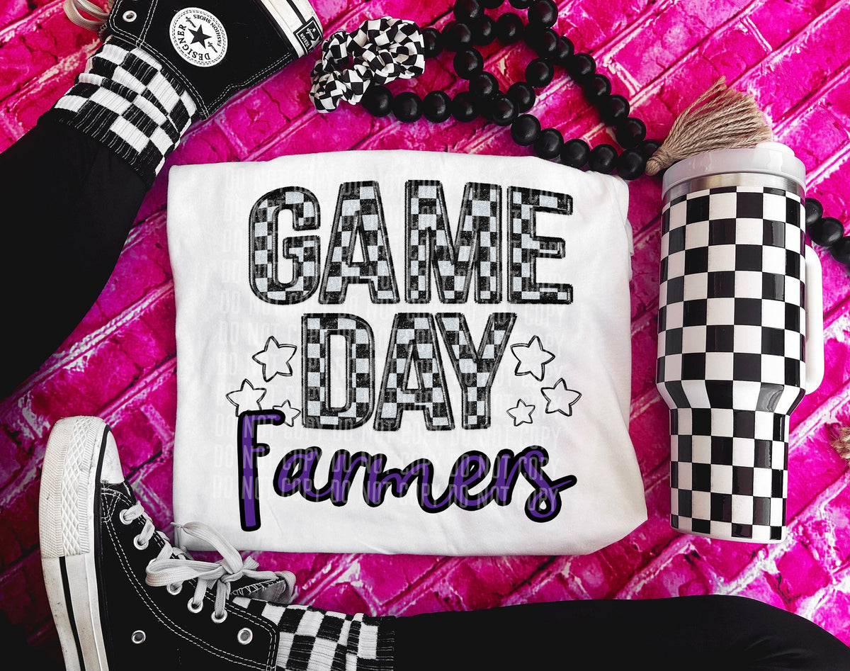 Game Day farmers (purple) 30898 DTF transfers
