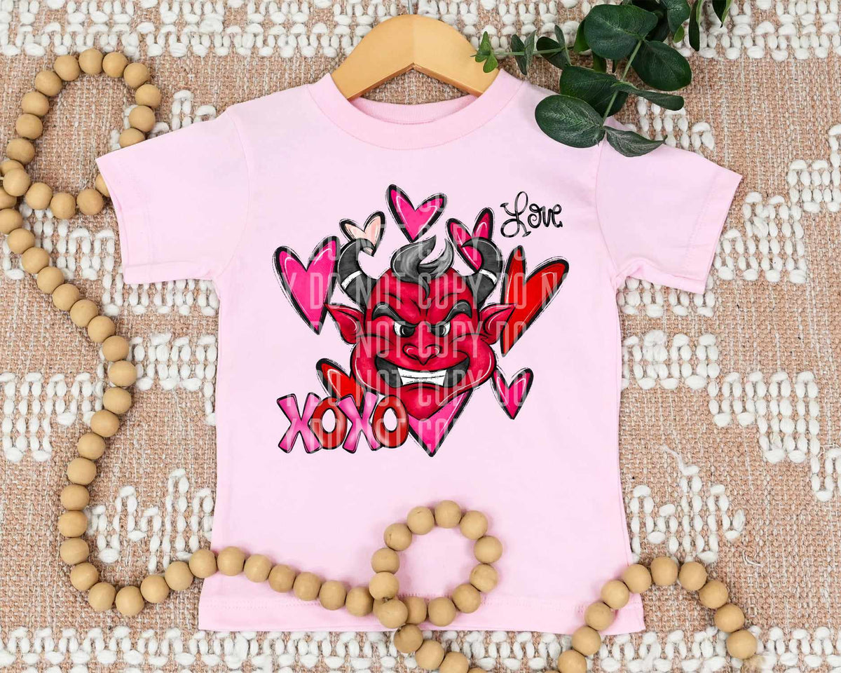 Xoxo red devil (caplinger) 73363 DTF transfer