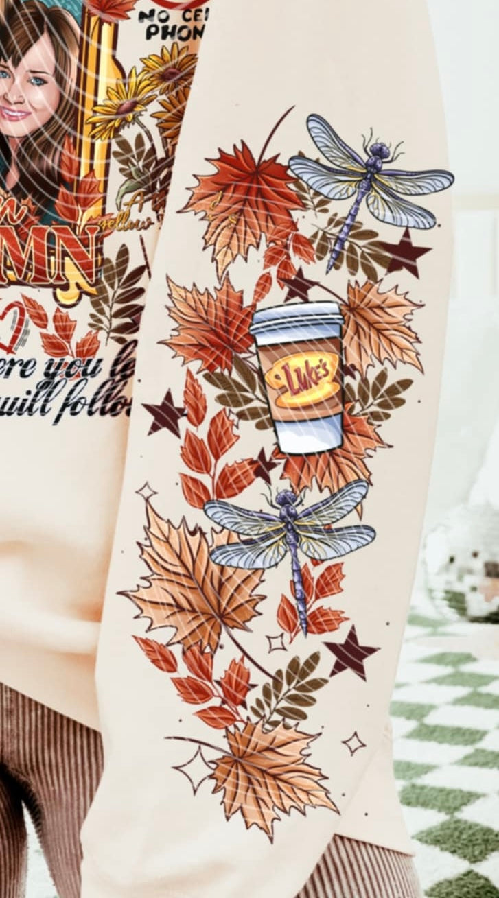 Fall Girls SLEEVE AG DTF transfer