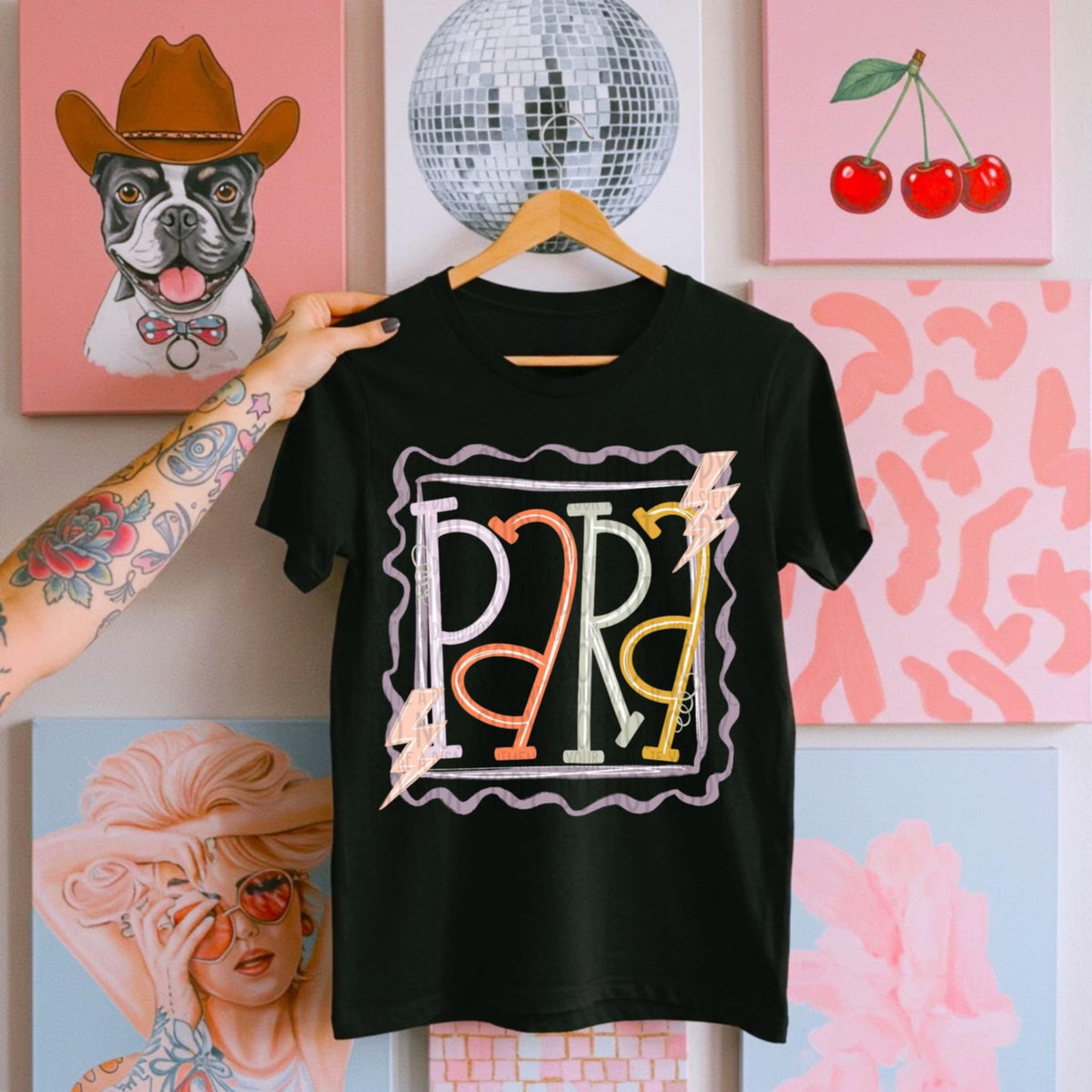 Para doodle stamp (SWD) 107514 DTF transfer