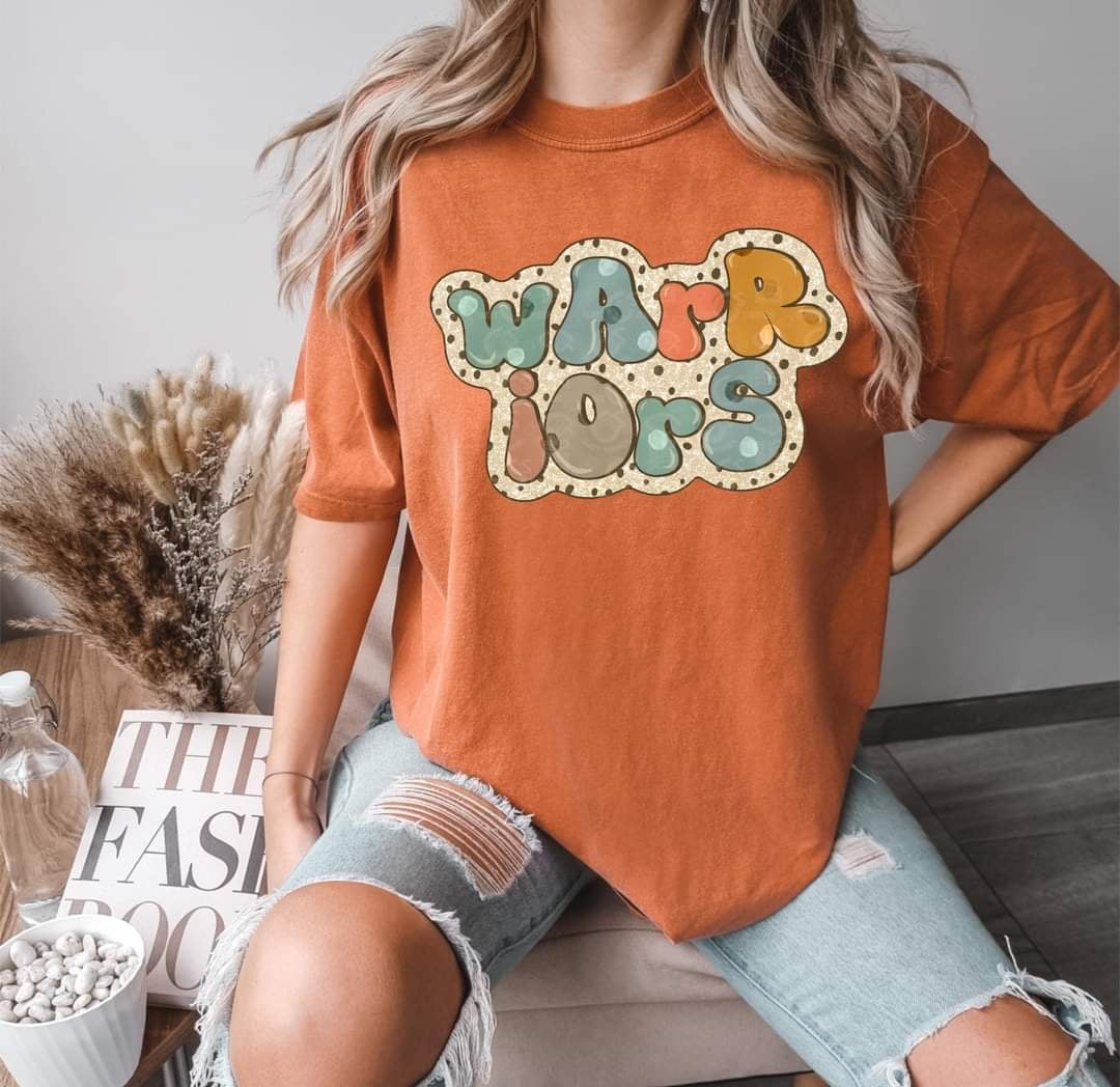 Warriors boho (C’s) 60241 DTF transfer