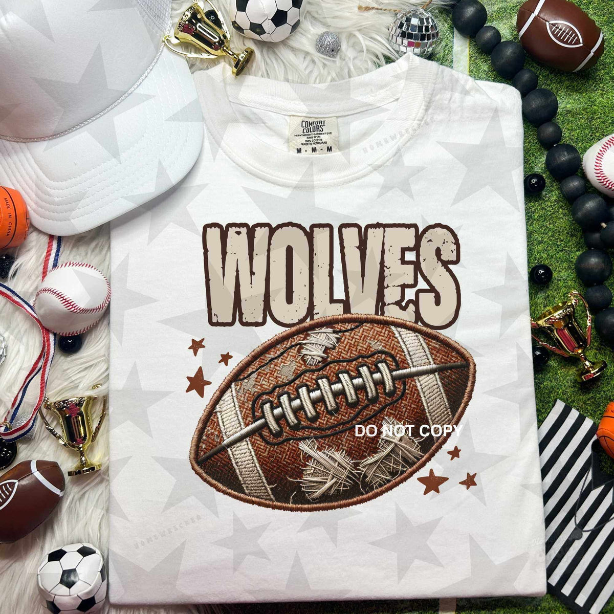 Wolves football (HW) 58096 DTF transfer