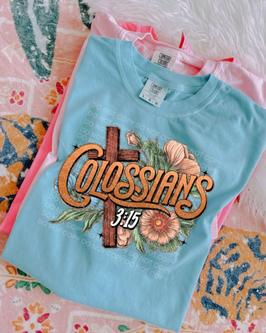 Colossians 3:15 cross (SCG) 92453 DTF transfer