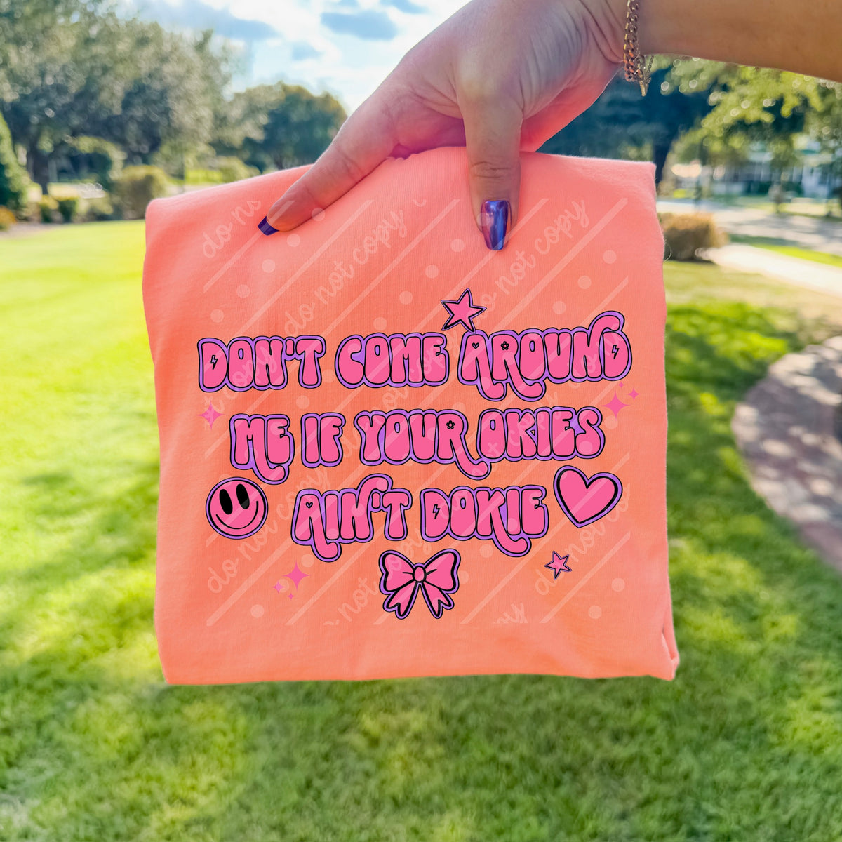 Okies ain’t dokie (scarlow) DTF transfer