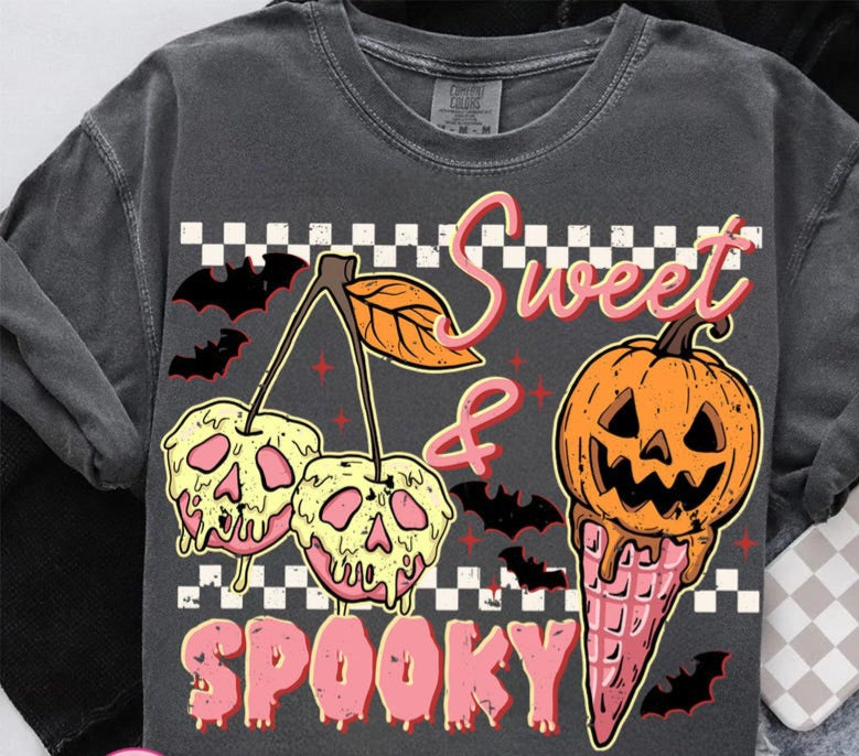 Sweet & spooky poison cherries 109804 DTF transferh