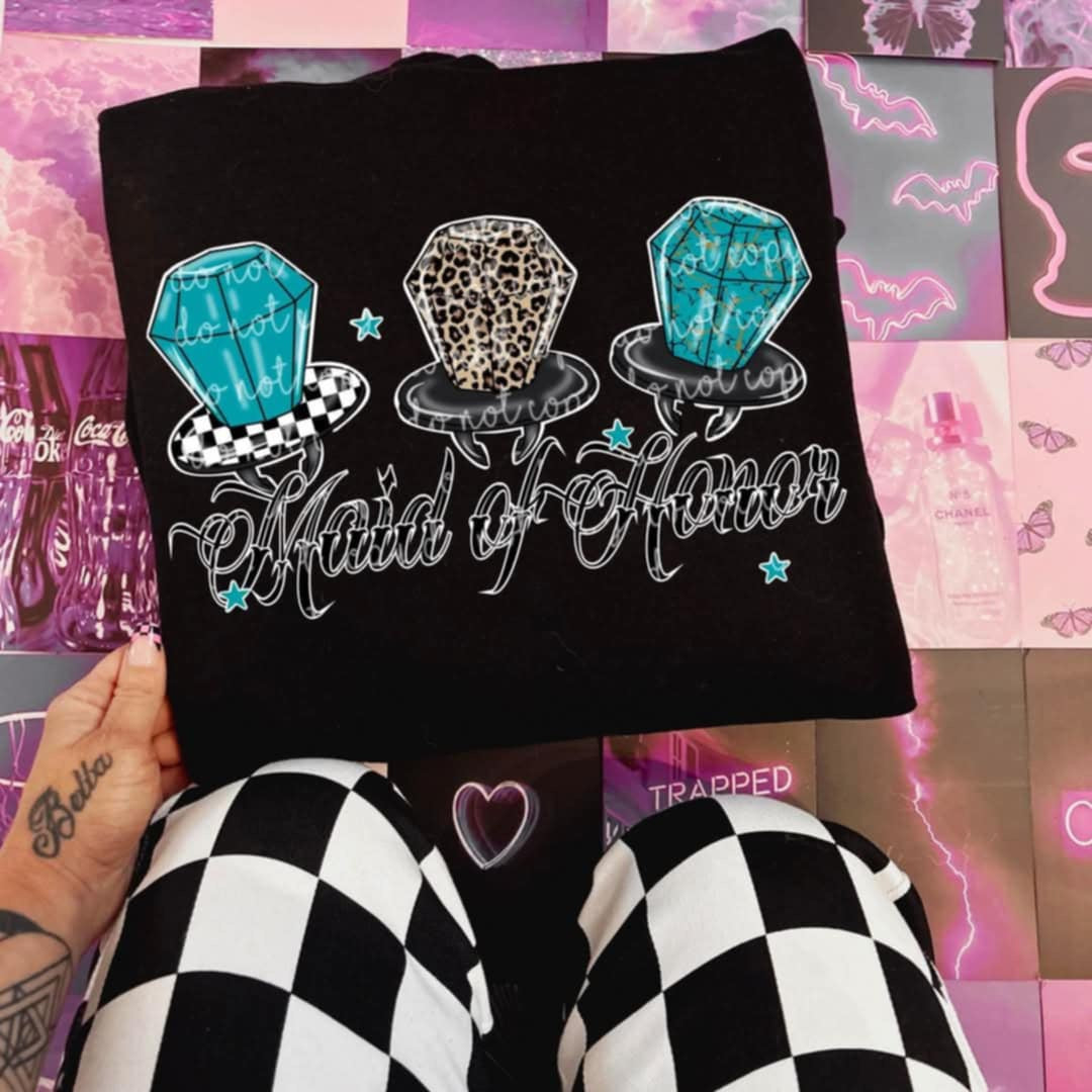 Maid of honor ring pops (MMD) 96073 DTF transfer