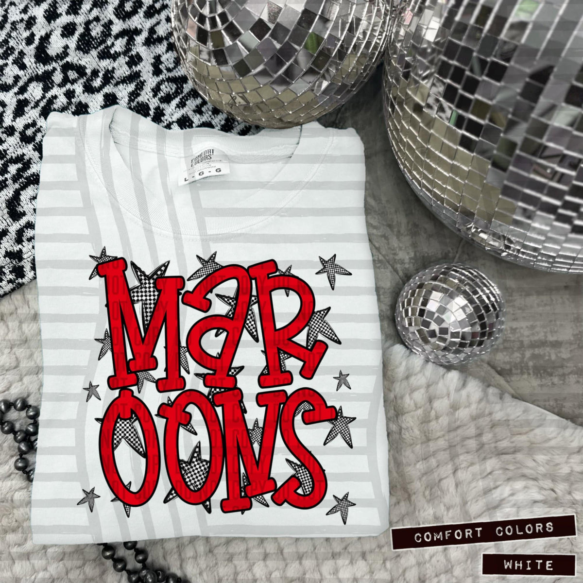 Red Staggered Mascots (Caplinger)