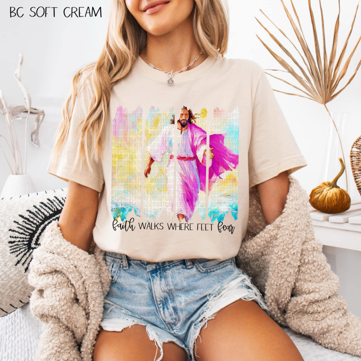 Faith walks where feet fear (SDD) 95650 DTF transfer