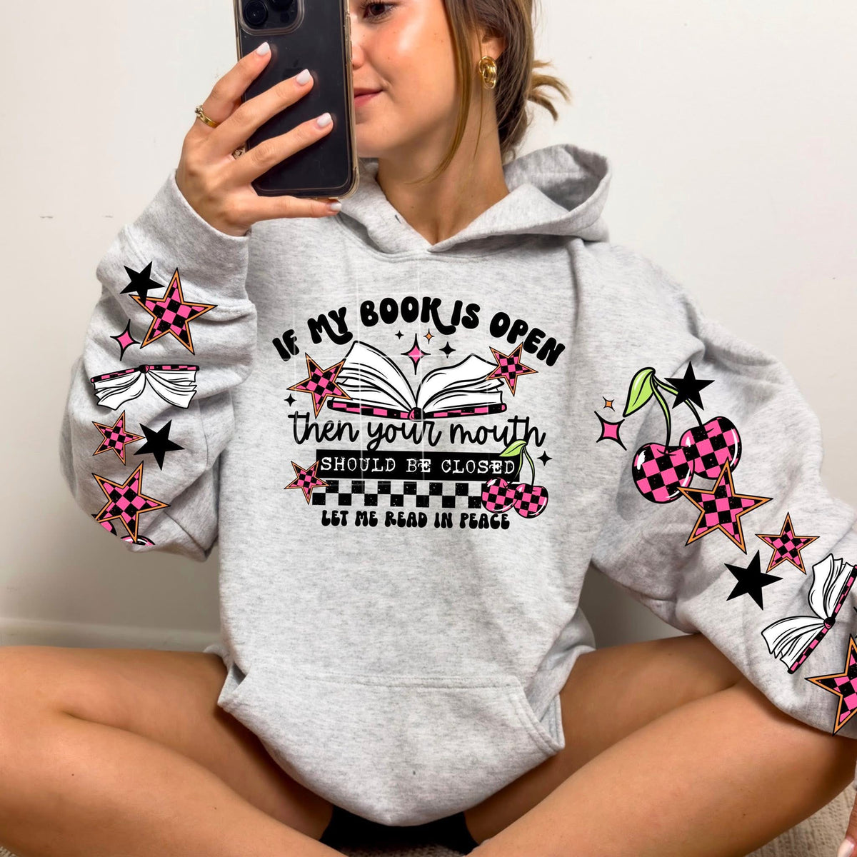 If my book is open (front only) (CSC) DTF transfer