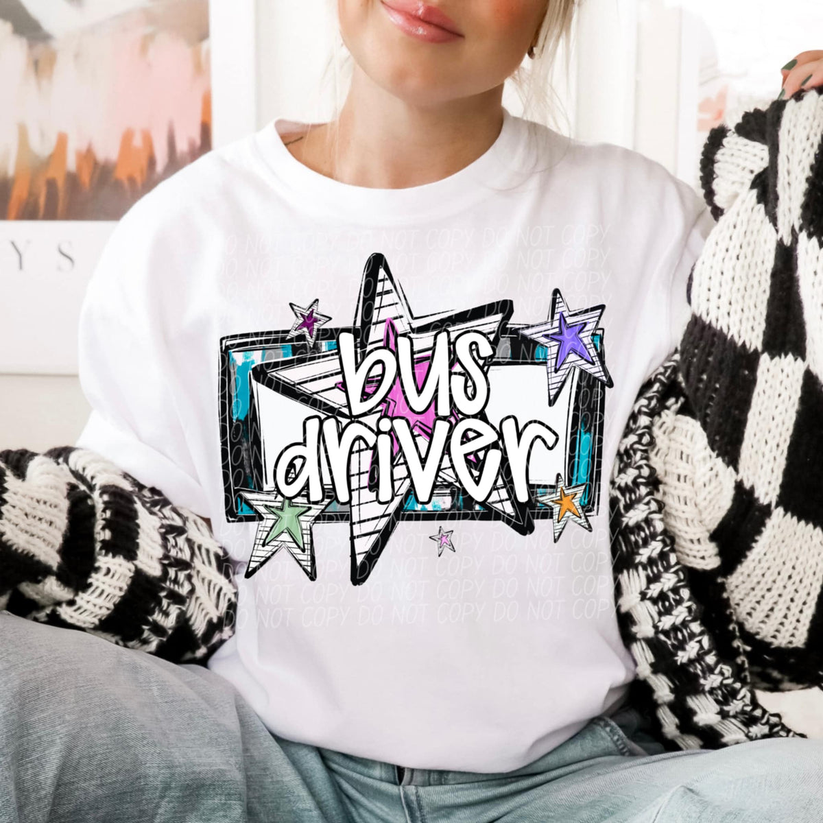 Bus driver stars (CITY) 85465 DTF transfer