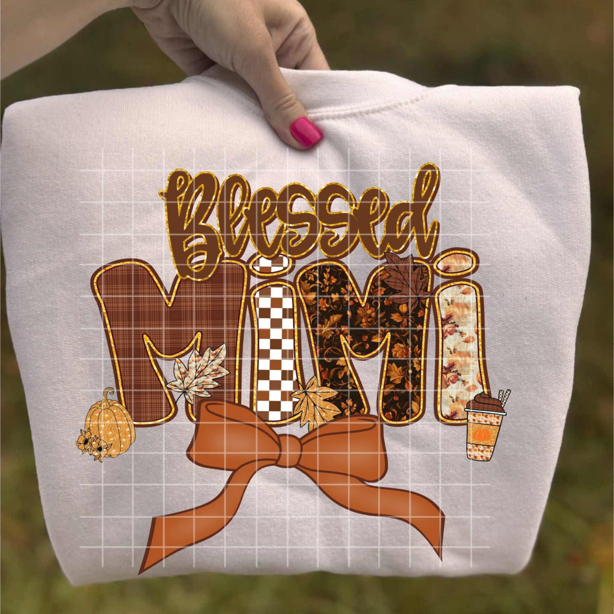 Blessed Mimi Fall Bow (crafti) DTF Transfer