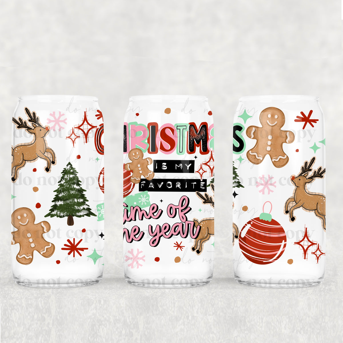 Christmas is my favorite (CSC) UV DTF Transfer