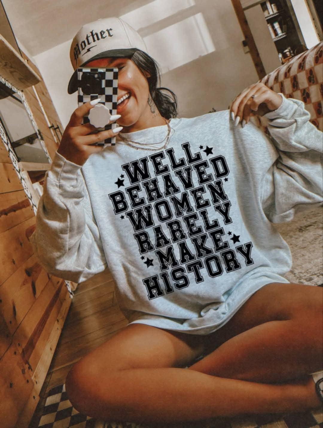 Well behaved women barely make history (Lyttle) 98993 DTF transfer
