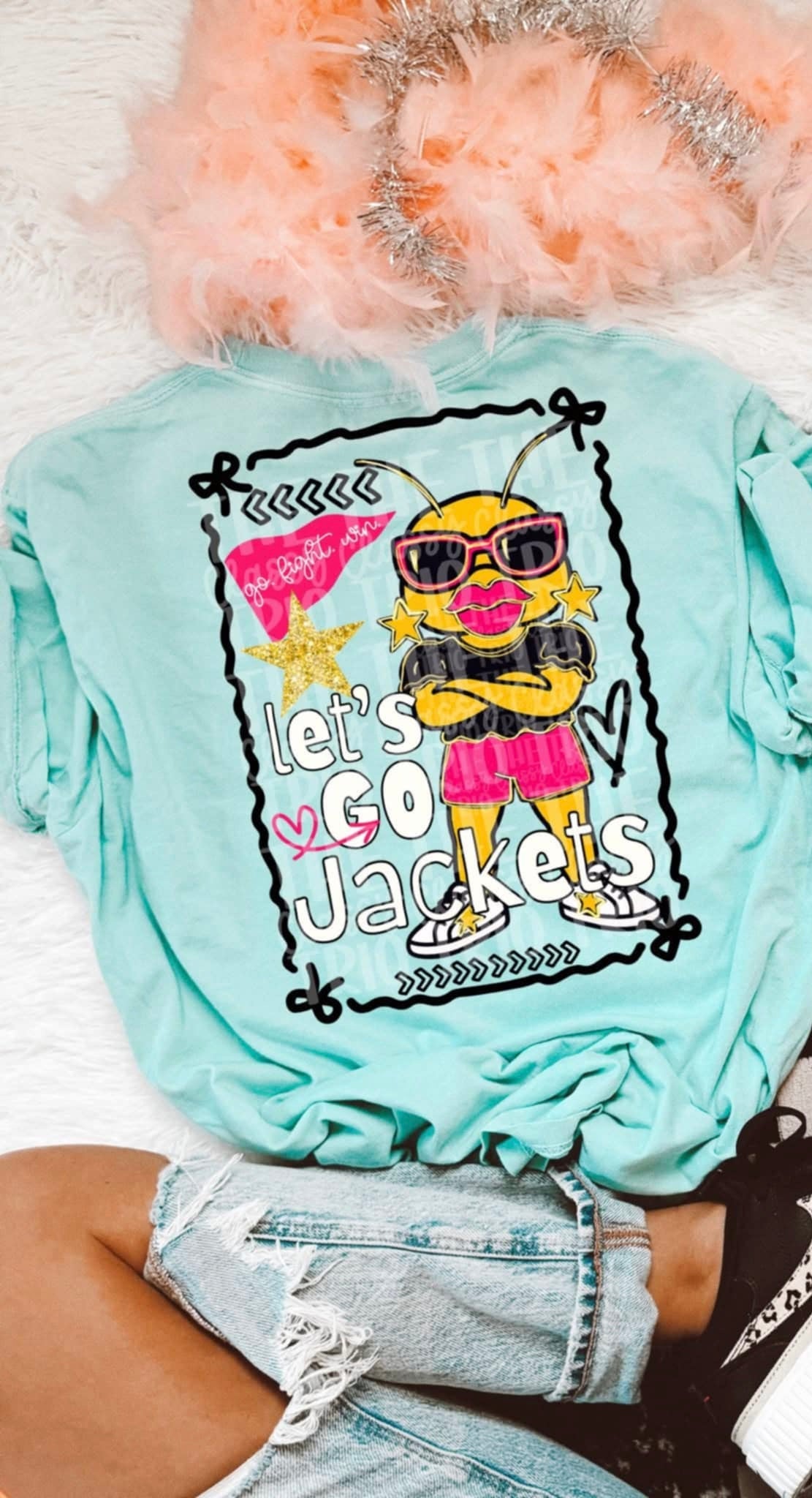 Let’s go mascots frame